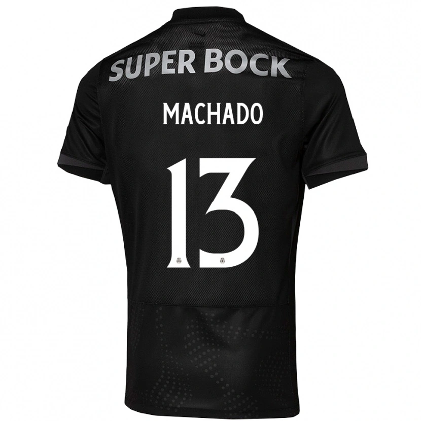 Danxen Herren Francisco Machado #13 Schwarz Weiß Auswärtstrikot Trikot 2025/26 T-Shirt