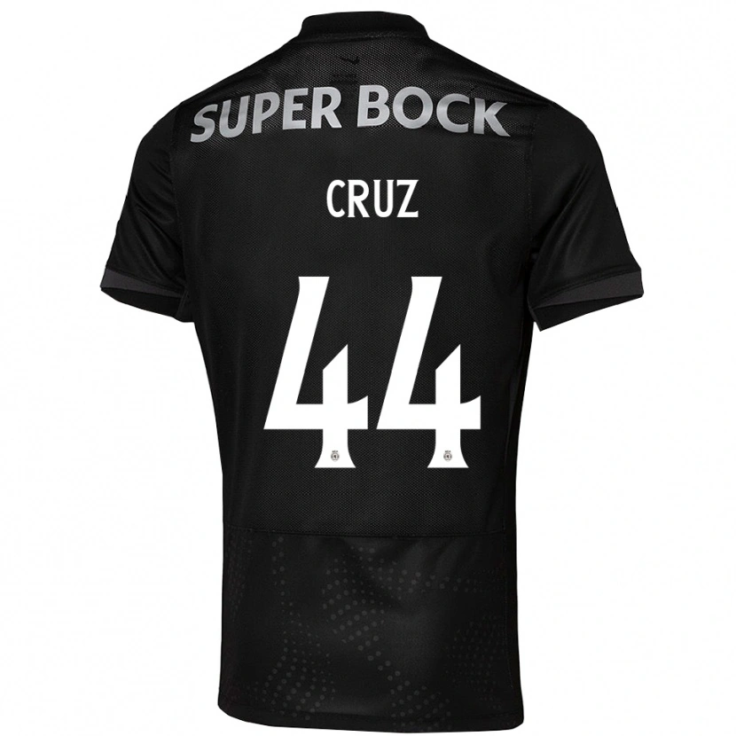 Danxen Herren Marco Cruz #44 Schwarz Weiß Auswärtstrikot Trikot 2025/26 T-Shirt