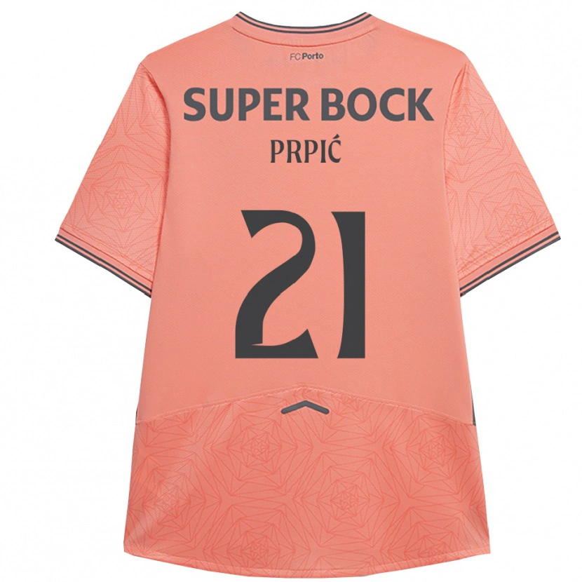 Danxen Herren Dominik Prpić #21 Rosa Marineblau Auswärtstrikot Trikot 2025/26 T-Shirt