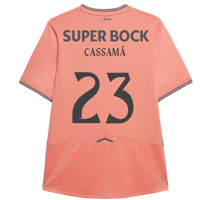 Danxen Herren Abdu Cassamá #23 Rosa Marineblau Auswärtstrikot Trikot 2025/26 T-Shirt