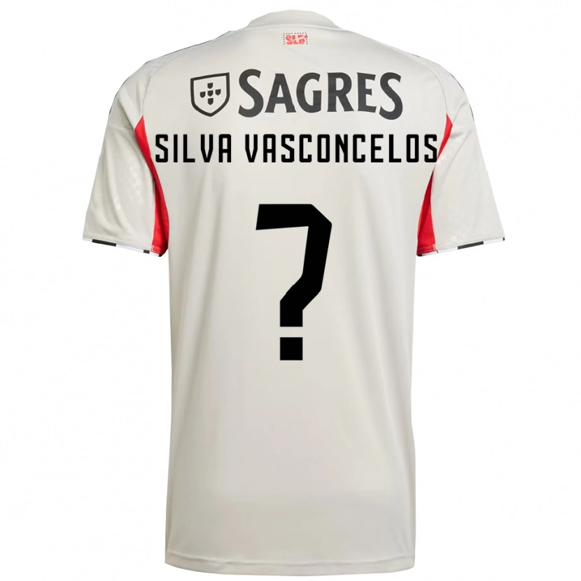 Danxen Herren Martim Silva Vasconcelos #0 Creme Weiß Rot Auswärtstrikot Trikot 2025/26 T-Shirt