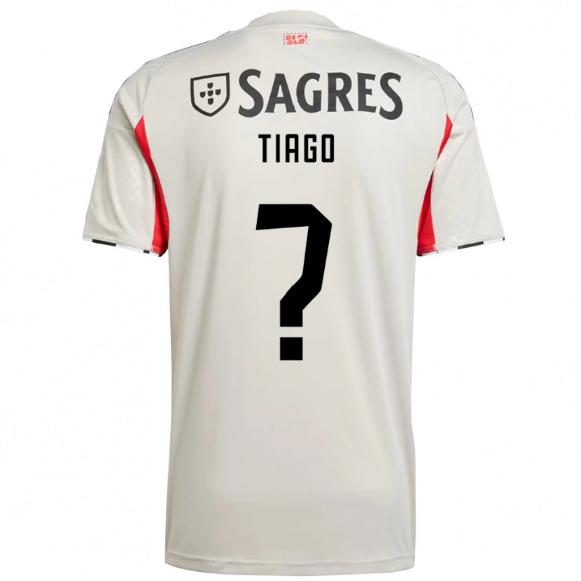 Danxen Herren Tiago Ferreira #0 Creme Weiß Rot Auswärtstrikot Trikot 2025/26 T-Shirt