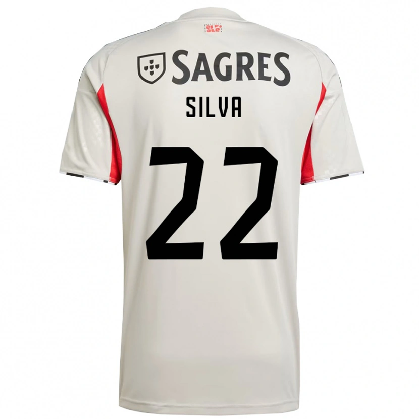 Danxen Herren Amelia Silva #22 Creme Weiß Rot Auswärtstrikot Trikot 2025/26 T-Shirt
