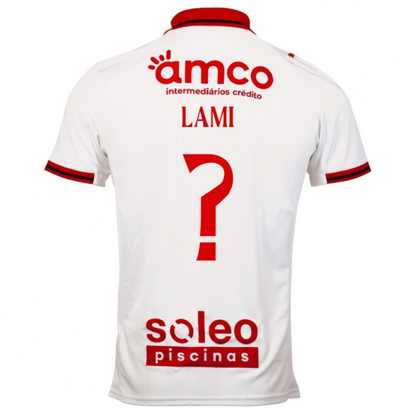 Danxen Herren Dário Lami #0 Weiß Rot Auswärtstrikot Trikot 2025/26 T-Shirt