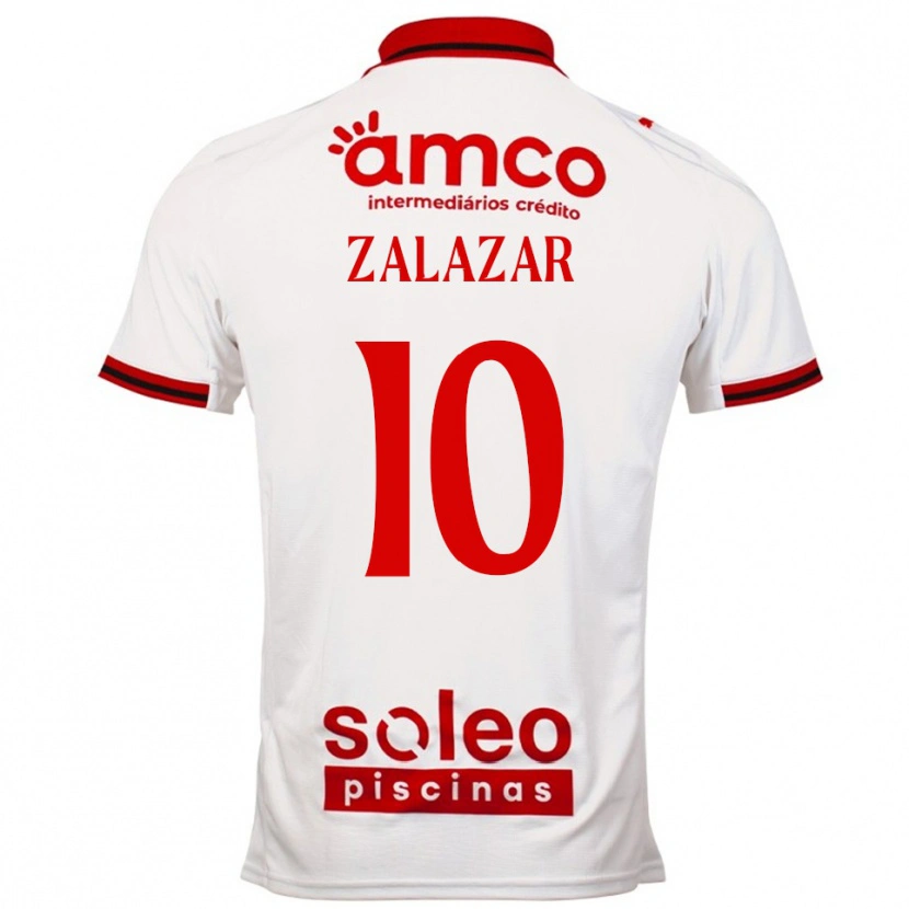 Danxen Herren Rodrigo Zalazar #10 Weiß Rot Auswärtstrikot Trikot 2025/26 T-Shirt