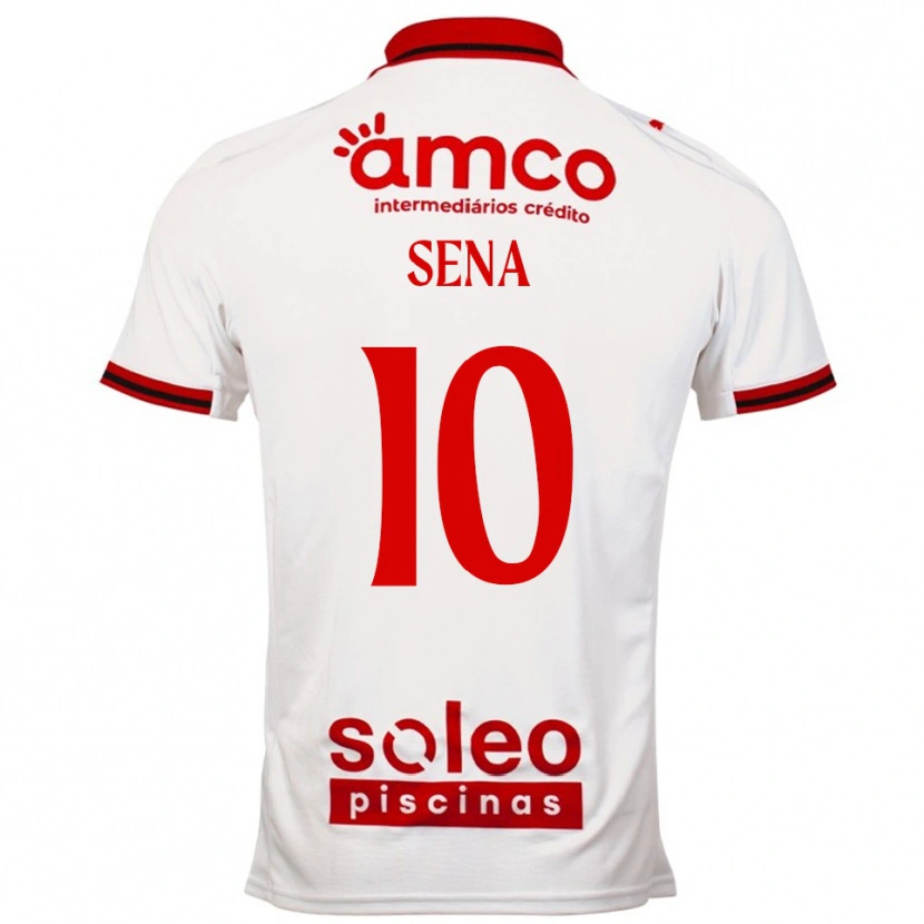 Danxen Herren Taty Sena #10 Weiß Rot Auswärtstrikot Trikot 2025/26 T-Shirt