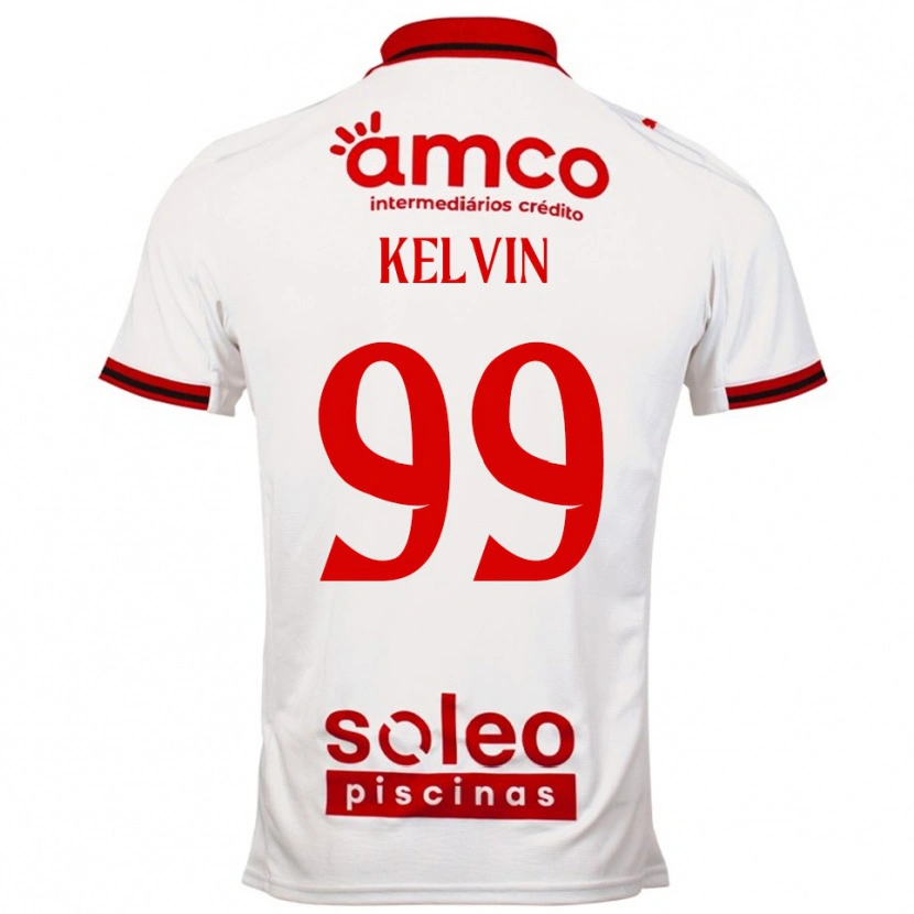 Danxen Herren Kauan Kelvin #99 Weiß Rot Auswärtstrikot Trikot 2025/26 T-Shirt