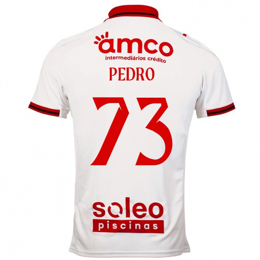 Danxen Herren Zé Pedro #73 Weiß Rot Auswärtstrikot Trikot 2025/26 T-Shirt
