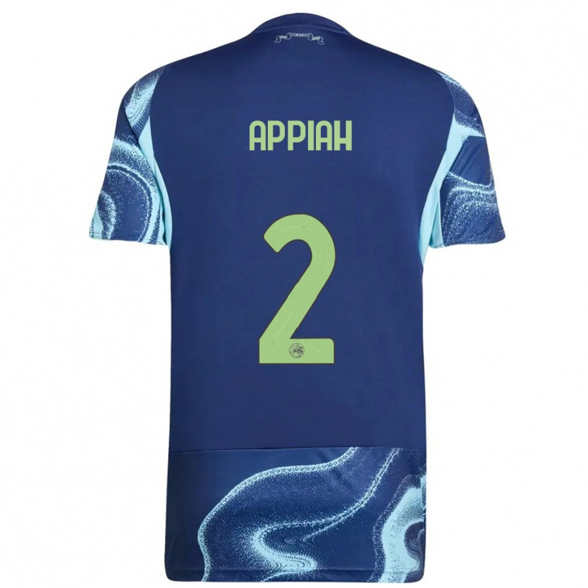 Danxen Herren Avery Appiah #2 Marine Himmelblau Auswärtstrikot Trikot 2025/26 T-Shirt