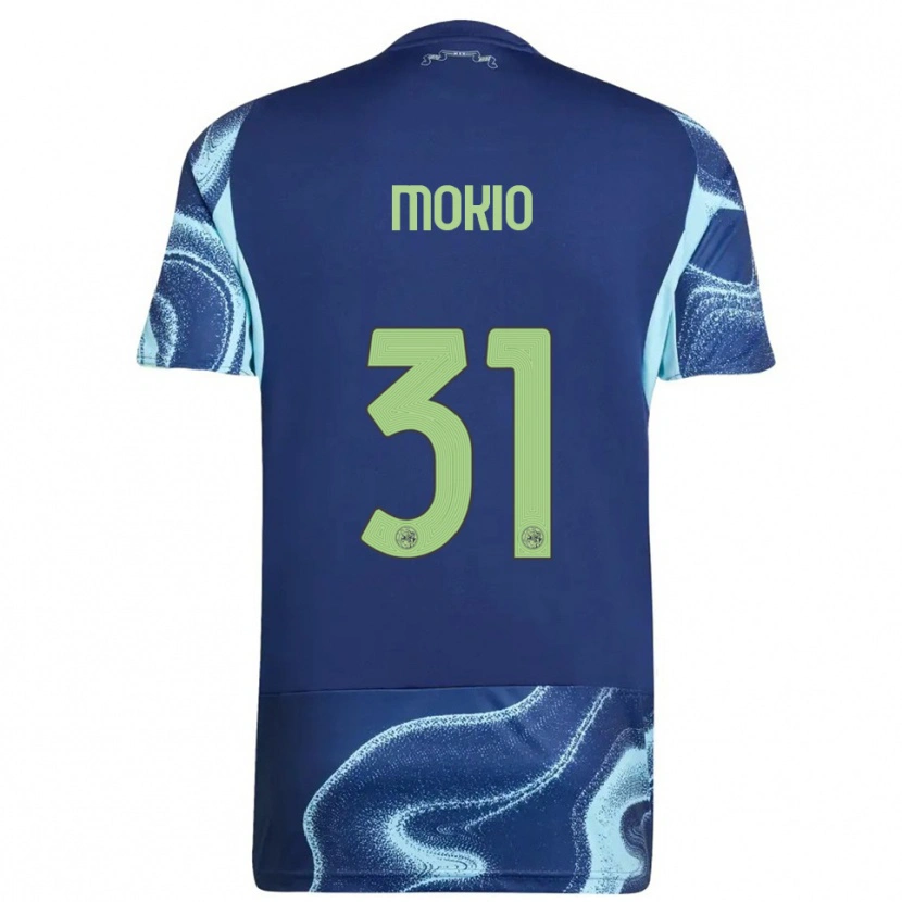 Danxen Herren Jorthy Mokio #31 Marine Himmelblau Auswärtstrikot Trikot 2025/26 T-Shirt