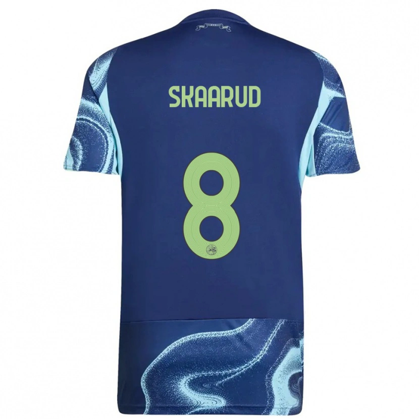 Danxen Herren Daniel Skaarud #8 Marine Himmelblau Auswärtstrikot Trikot 2025/26 T-Shirt