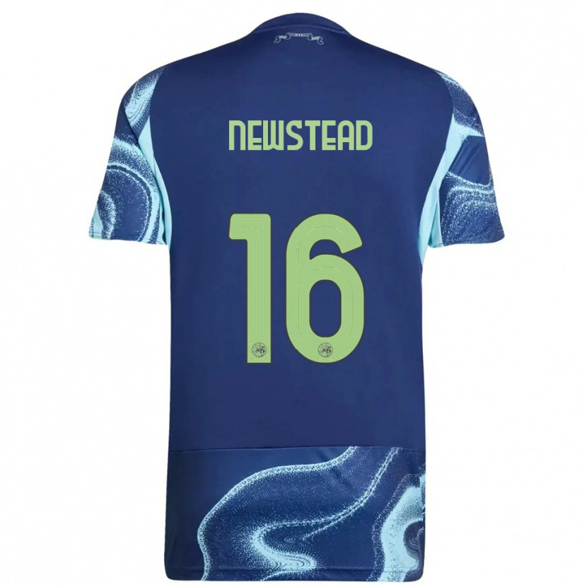 Danxen Herren Xander Newstead #16 Marine Himmelblau Auswärtstrikot Trikot 2025/26 T-Shirt