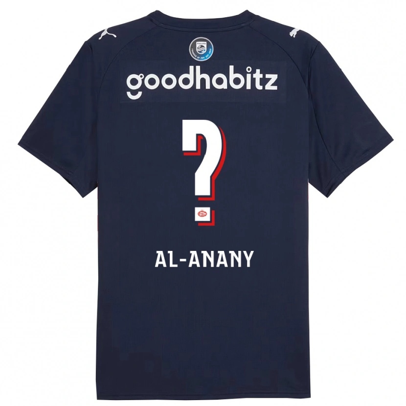 Danxen Herren Yousif Al-Anany #0 Marine Weiß Auswärtstrikot Trikot 2025/26 T-Shirt