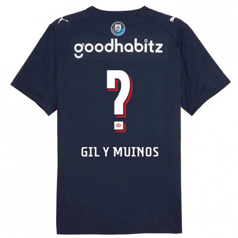 Danxen Herren Yael Gil Y Muinos #0 Marine Weiß Auswärtstrikot Trikot 2025/26 T-Shirt