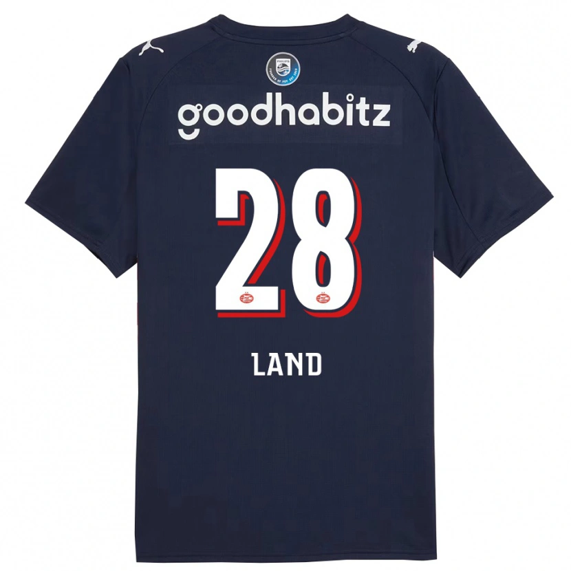 Danxen Herren Tygo Land #28 Marine Weiß Auswärtstrikot Trikot 2025/26 T-Shirt