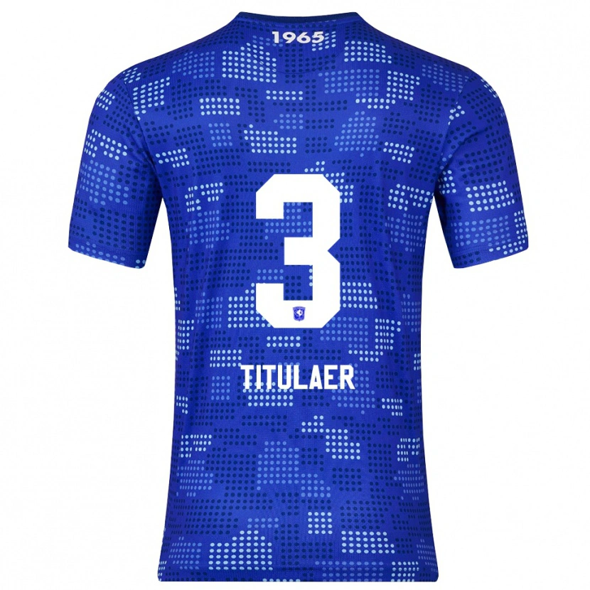 Danxen Herren Björn Titulaer #3 Blau Himmelblau Auswärtstrikot Trikot 2025/26 T-Shirt