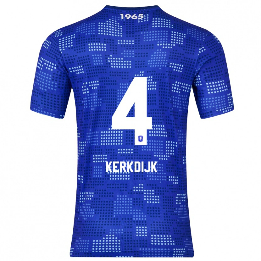 Danxen Herren Jesper Kerkdijk #4 Blau Himmelblau Auswärtstrikot Trikot 2025/26 T-Shirt