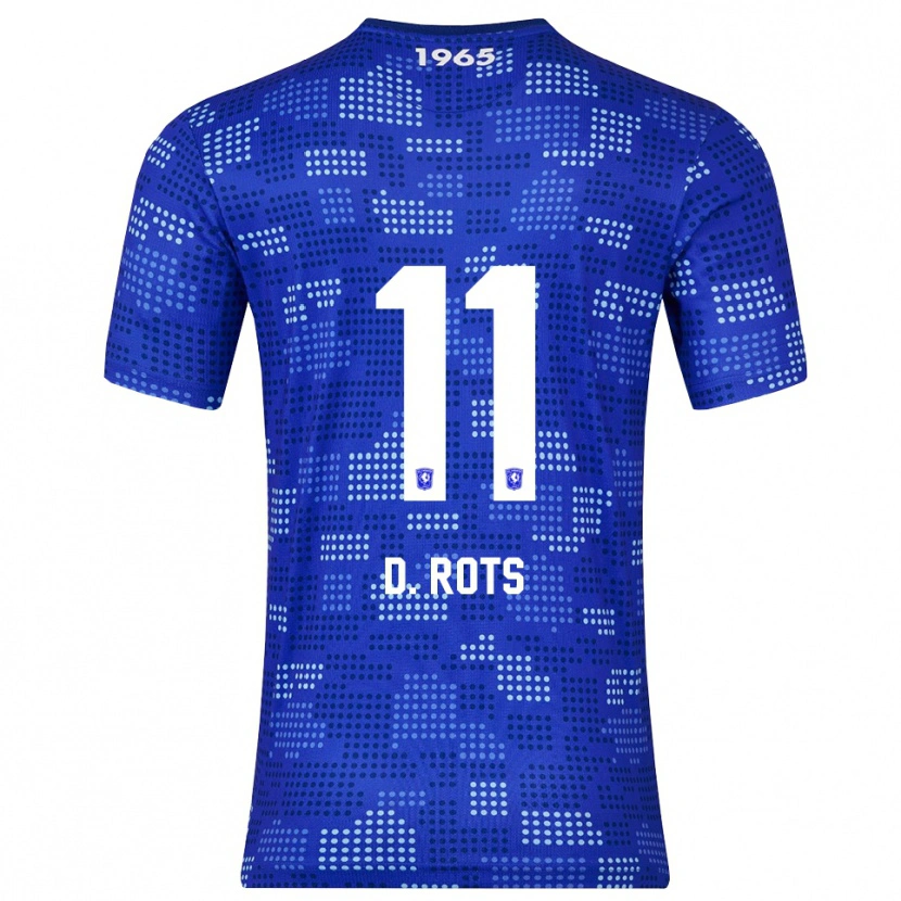 Danxen Herren Daan Rots #11 Blau Himmelblau Auswärtstrikot Trikot 2025/26 T-Shirt
