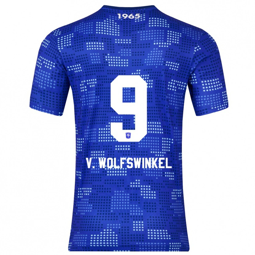 Danxen Herren Ricky Van Wolfswinkel #9 Blau Himmelblau Auswärtstrikot Trikot 2025/26 T-Shirt