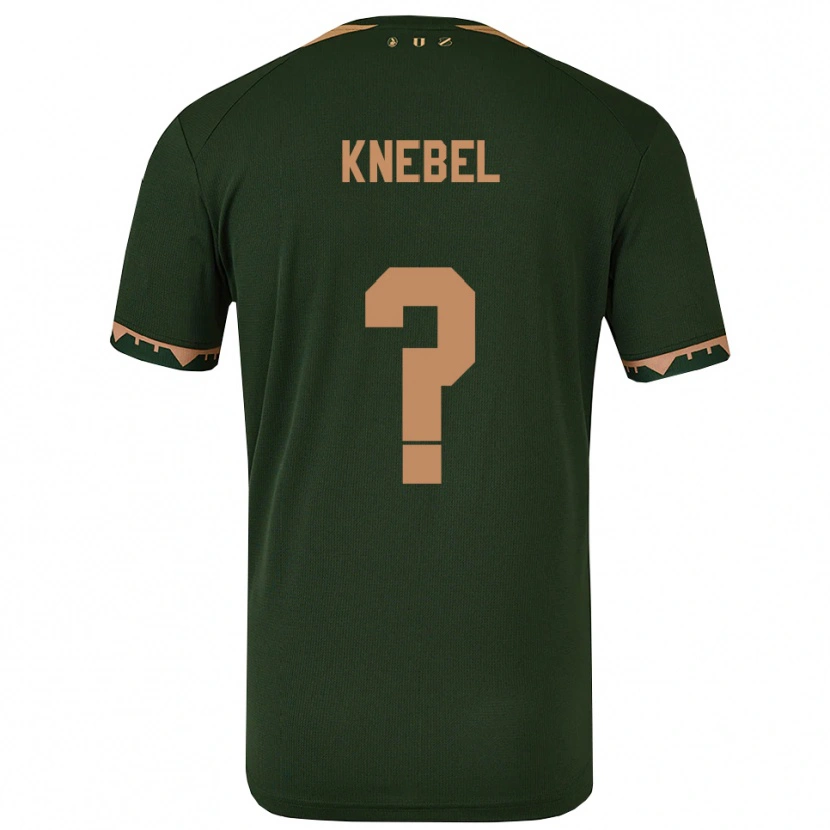 Danxen Herren Levi Knebel #0 Grün Gold Auswärtstrikot Trikot 2025/26 T-Shirt