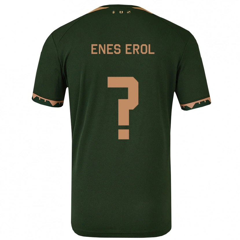 Danxen Herren Kubilay Enes Erol #0 Grün Gold Auswärtstrikot Trikot 2025/26 T-Shirt