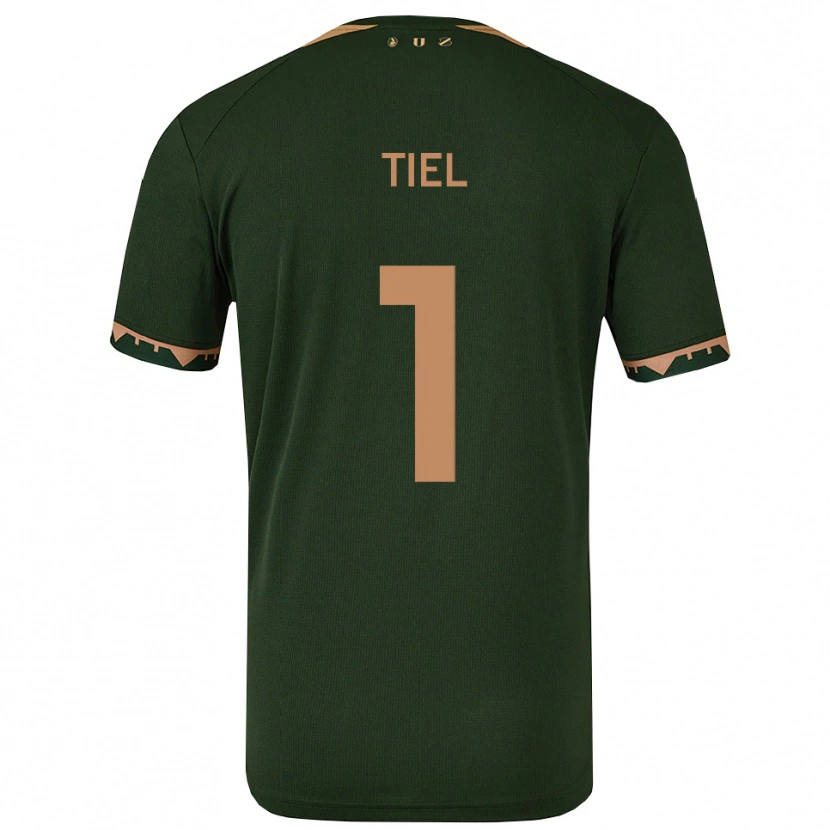 Danxen Herren Mick Tiel #1 Grün Gold Auswärtstrikot Trikot 2025/26 T-Shirt