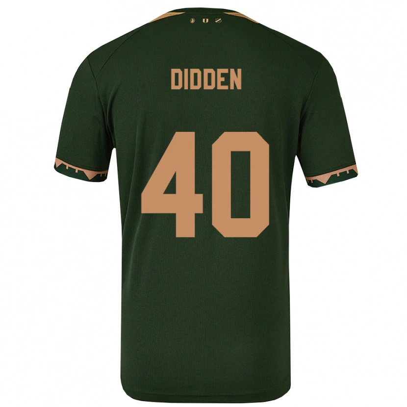 Danxen Herren Matisse Didden #40 Grün Gold Auswärtstrikot Trikot 2025/26 T-Shirt