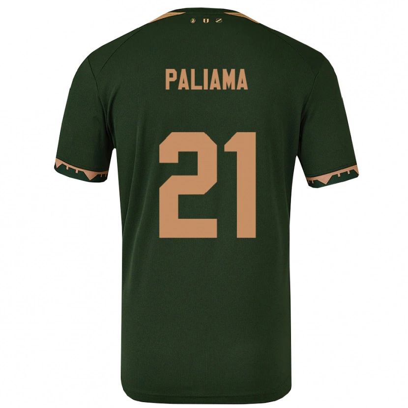 Danxen Herren Joni Paliama #21 Grün Gold Auswärtstrikot Trikot 2025/26 T-Shirt