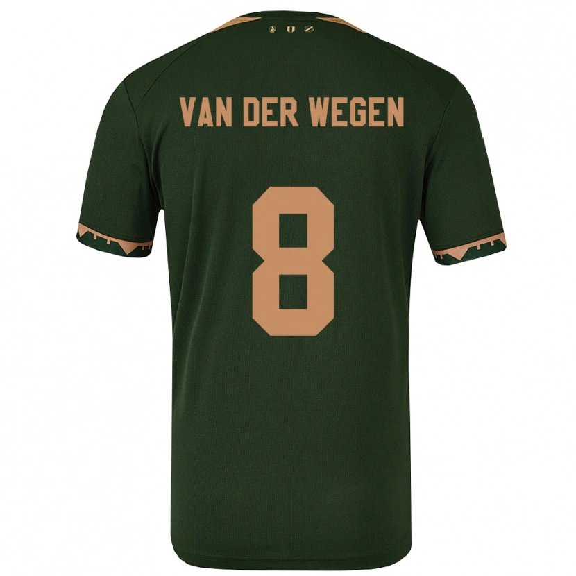 Danxen Herren Sil Van Der Wegen #8 Grün Gold Auswärtstrikot Trikot 2025/26 T-Shirt
