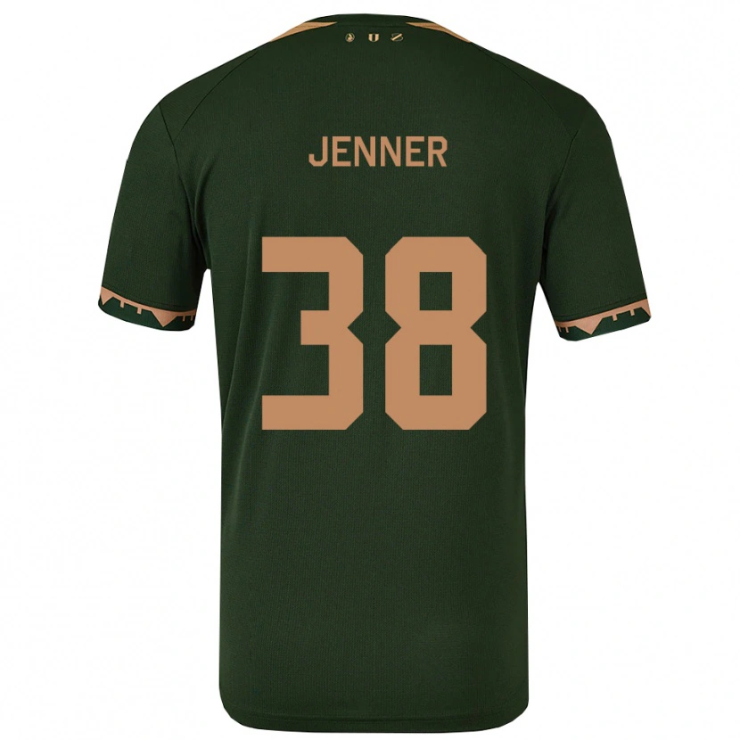 Danxen Herren Ivar Jenner #38 Grün Gold Auswärtstrikot Trikot 2025/26 T-Shirt