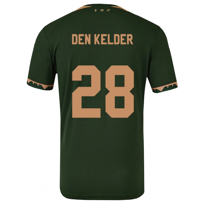 Danxen Herren Gera Op Den Kelder #28 Grün Gold Auswärtstrikot Trikot 2025/26 T-Shirt