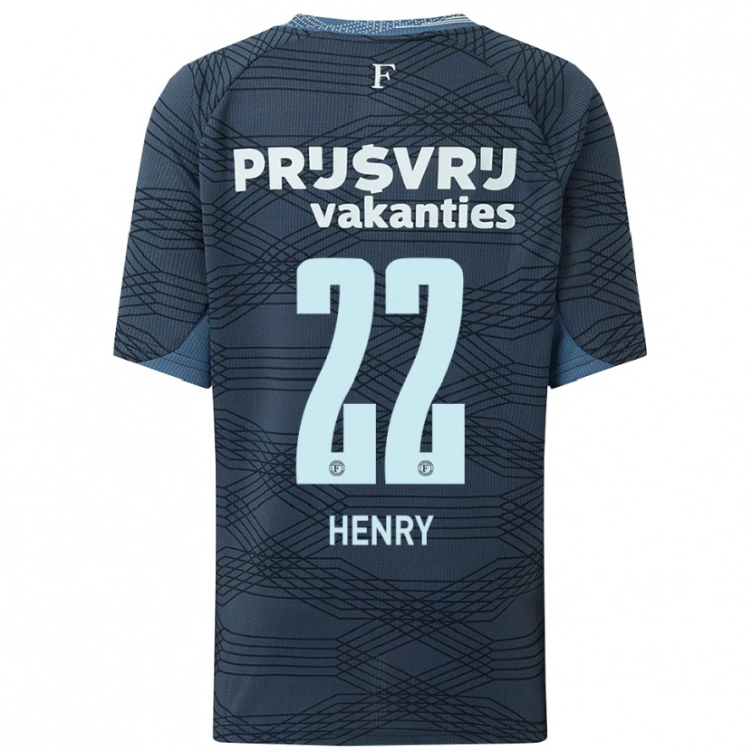 Danxen Herren Ziva Henry #22 Schwarz Grau Auswärtstrikot Trikot 2025/26 T-Shirt