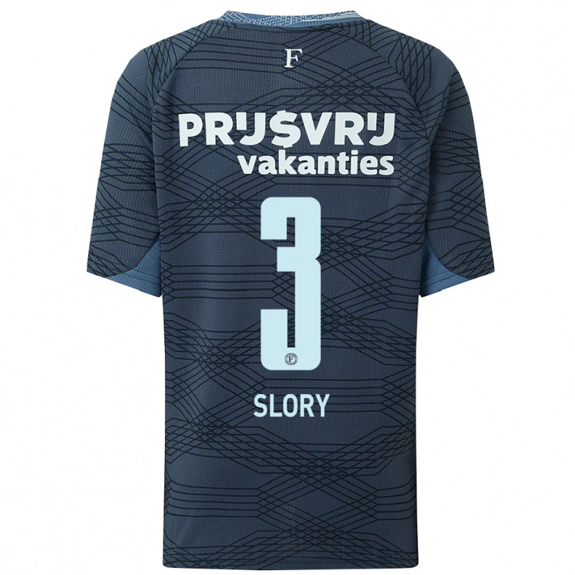 Danxen Herren Dani Slory #3 Schwarz Grau Auswärtstrikot Trikot 2025/26 T-Shirt