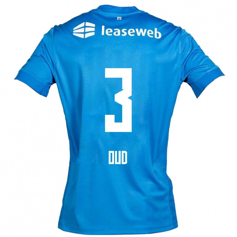 Danxen Herren Joeri Oud #3 Blau Weiß Auswärtstrikot Trikot 2025/26 T-Shirt