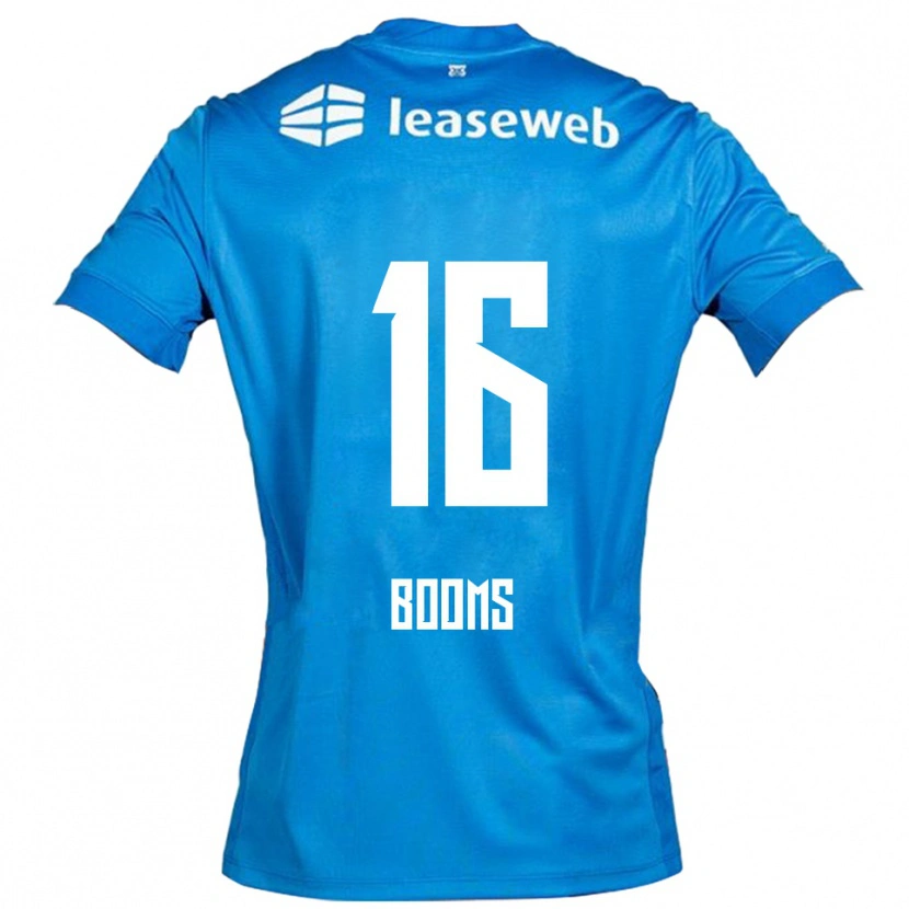 Danxen Herren Netty Booms #16 Blau Weiß Auswärtstrikot Trikot 2025/26 T-Shirt
