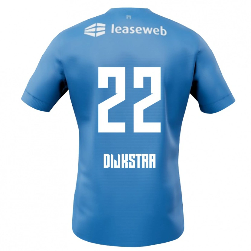 Danxen Herren Elijah Dijkstra #22 Blau Weiß Auswärtstrikot Trikot 2025/26 T-Shirt