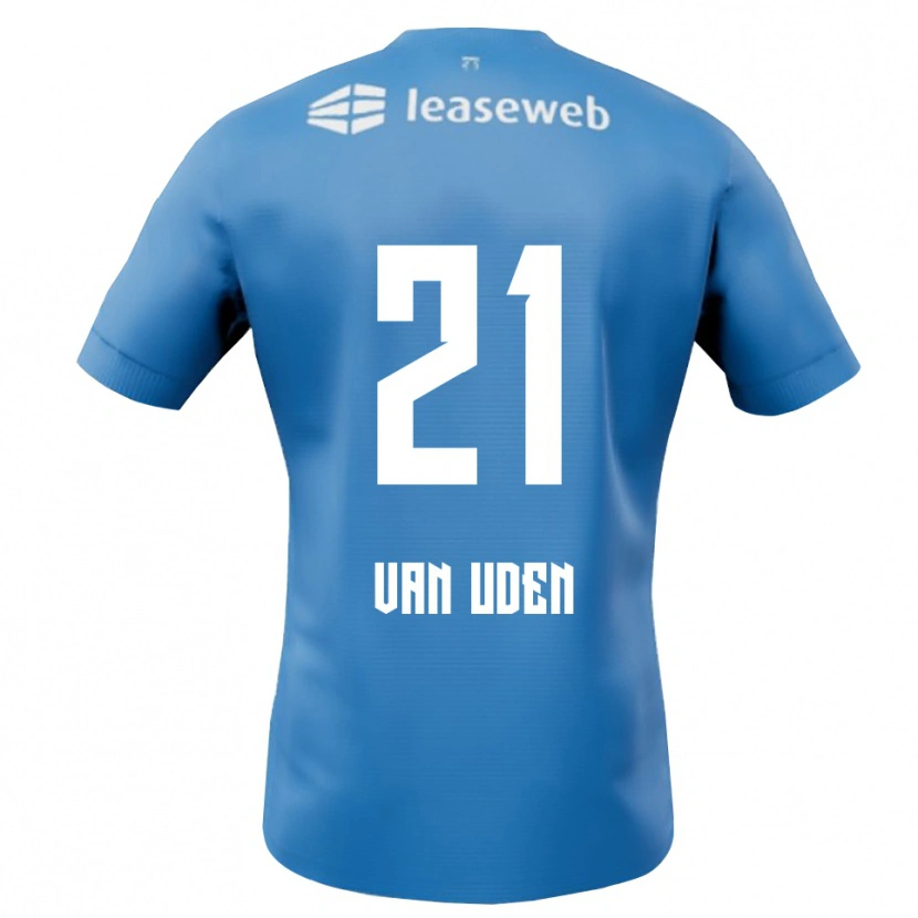Danxen Herren Jasmijn Van Uden #21 Blau Weiß Auswärtstrikot Trikot 2025/26 T-Shirt