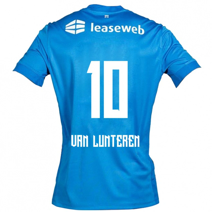Danxen Herren Desiree Van Lunteren #10 Blau Weiß Auswärtstrikot Trikot 2025/26 T-Shirt