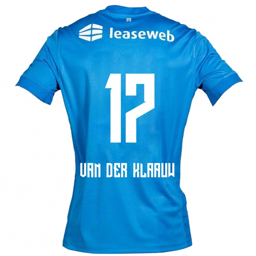 Danxen Herren Deacon Van Der Klaauw #17 Blau Weiß Auswärtstrikot Trikot 2025/26 T-Shirt