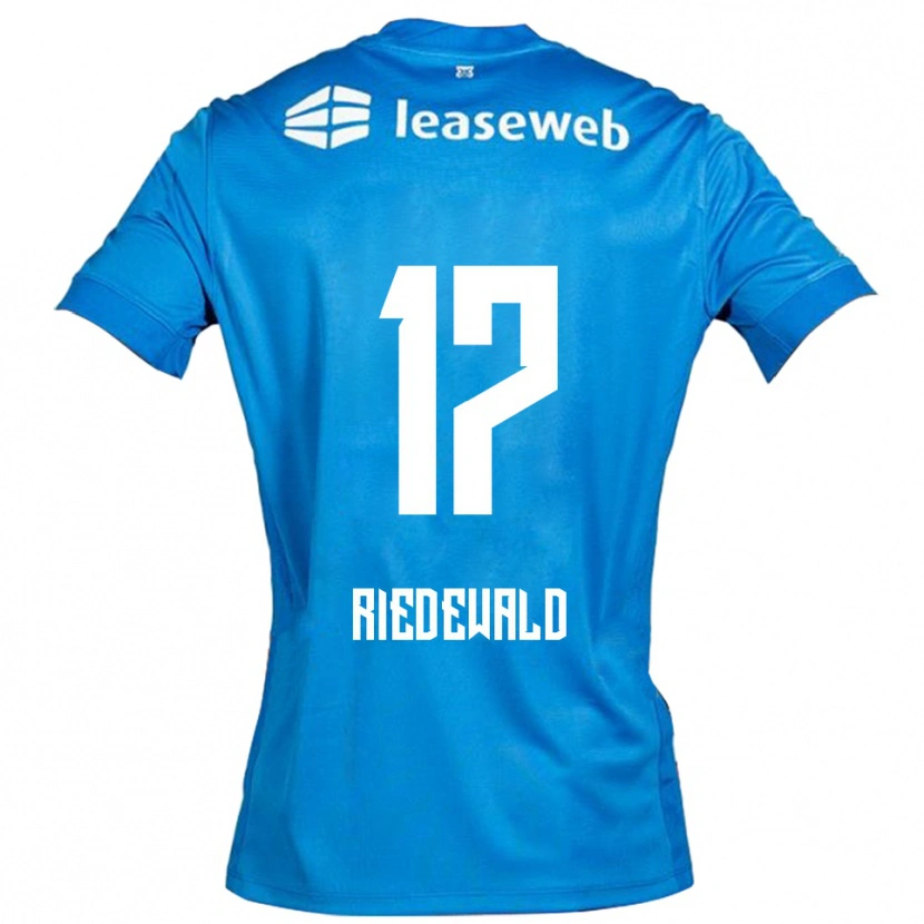 Danxen Herren Kenzo Riedewald #17 Blau Weiß Auswärtstrikot Trikot 2025/26 T-Shirt