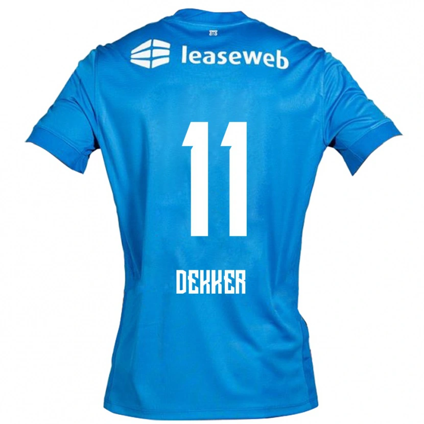 Danxen Herren Isabella Dekker #11 Blau Weiß Auswärtstrikot Trikot 2025/26 T-Shirt
