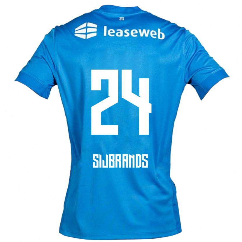 Danxen Herren Julian Sijbrands #24 Blau Weiß Auswärtstrikot Trikot 2025/26 T-Shirt
