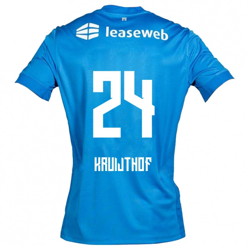 Danxen Herren Annemiek Kruijthof #24 Blau Weiß Auswärtstrikot Trikot 2025/26 T-Shirt