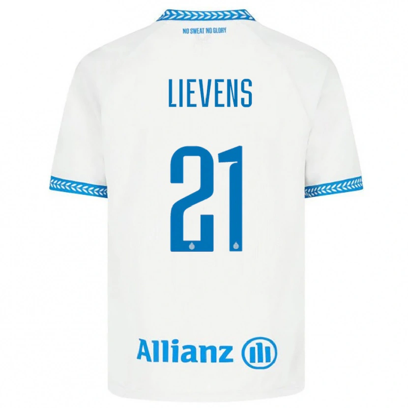 Danxen Herren Caitlin Lievens #21 Blau Weiß Auswärtstrikot Trikot 2025/26 T-Shirt