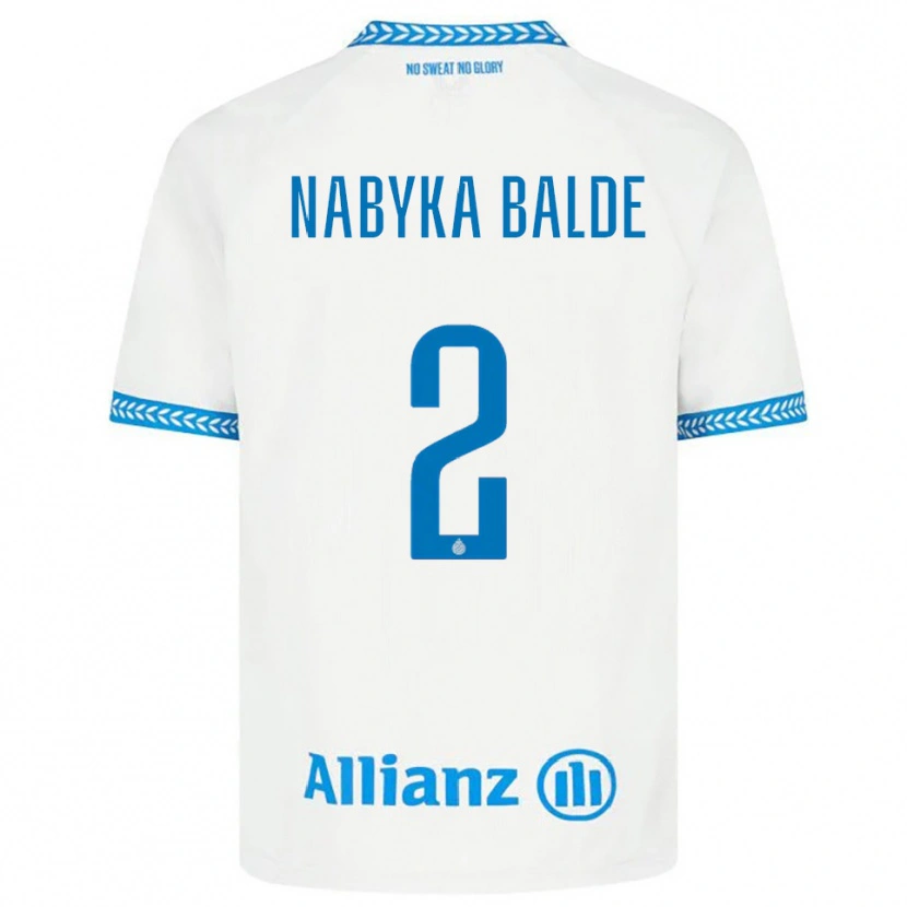 Danxen Herren Mamadou Balde #2 Blau Weiß Auswärtstrikot Trikot 2025/26 T-Shirt