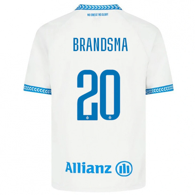Danxen Herren Ilke Brandsma #20 Blau Weiß Auswärtstrikot Trikot 2025/26 T-Shirt