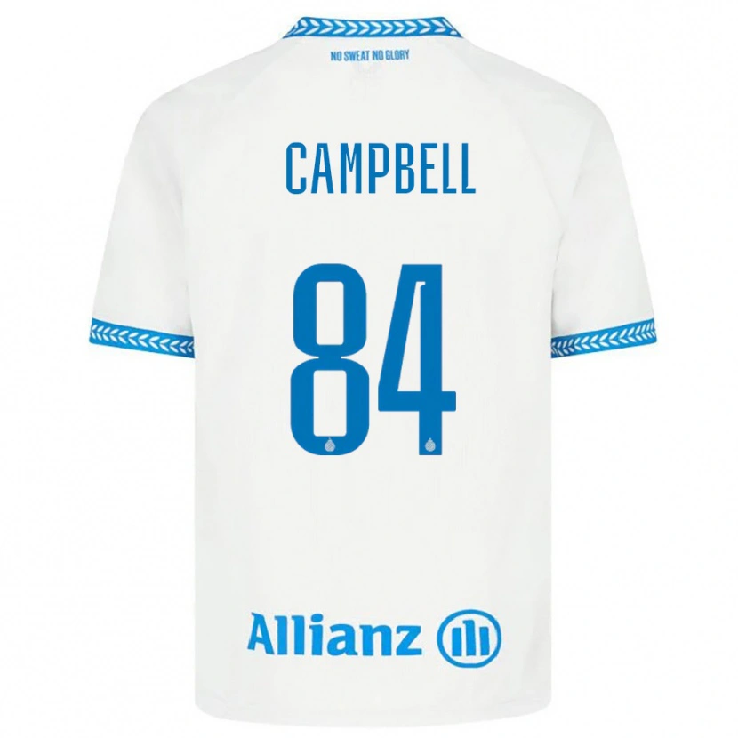 Danxen Herren Shandre Campbell #84 Blau Weiß Auswärtstrikot Trikot 2025/26 T-Shirt