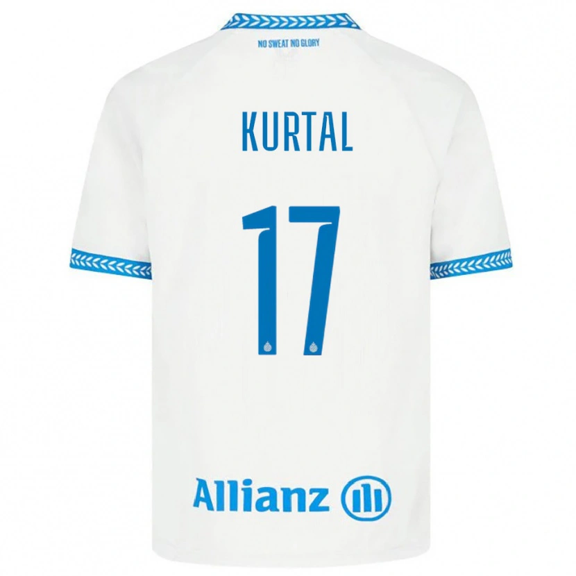 Danxen Herren Utku Kurtal #17 Blau Weiß Auswärtstrikot Trikot 2025/26 T-Shirt