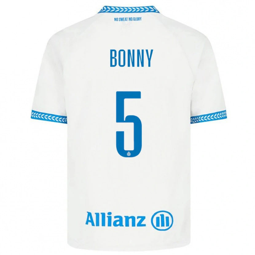 Danxen Herren Chionne Bonny #5 Blau Weiß Auswärtstrikot Trikot 2025/26 T-Shirt