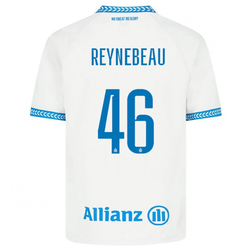 Danxen Herren Clementine Reynebeau #46 Blau Weiß Auswärtstrikot Trikot 2025/26 T-Shirt